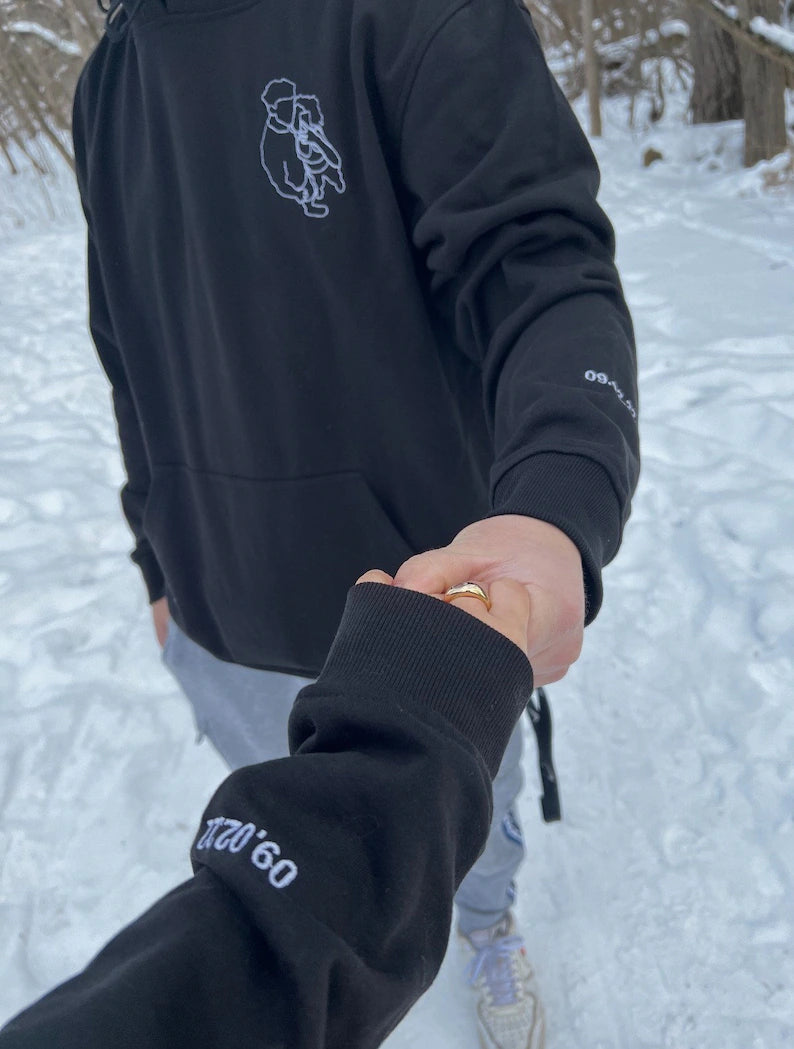 Custom Line Art Portrait Sweater