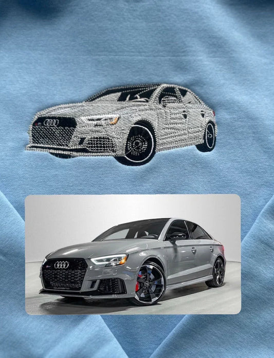 Custom Coloured Car Portrait Sweater