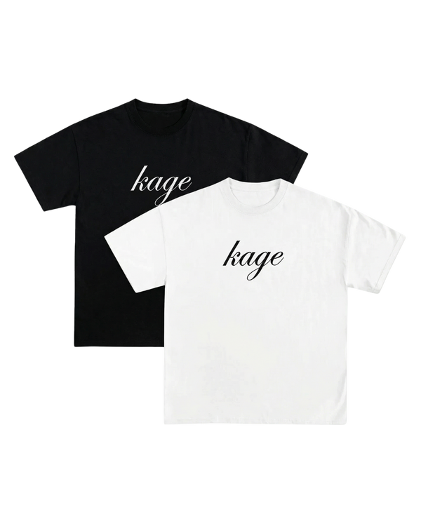 2 KAGE Essential T Shirt (Black/White)
