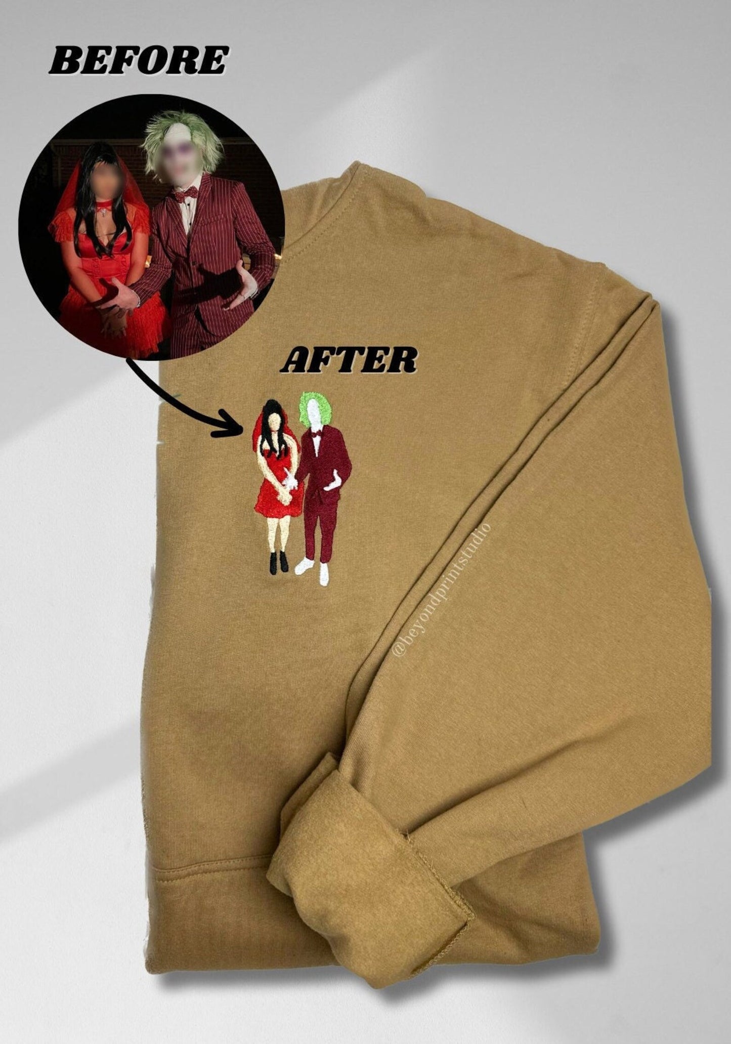 Custom Coloured Portrait Sweater