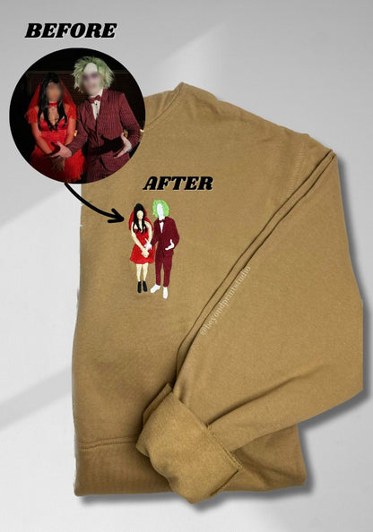 Custom Coloured Portrait Sweater